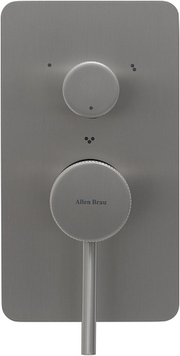 Allen Brau Смеситель для ванны Priority 5.31A11-BN (с внутренней частью, 3 выхода) никель – картинка-7